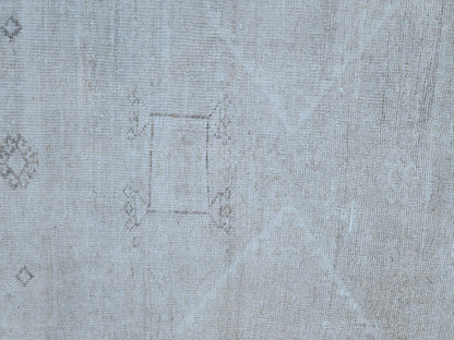 Muted Beige Runner Rug 3x12, Turkish Home Decor Wool Carpet, Hallway Decor