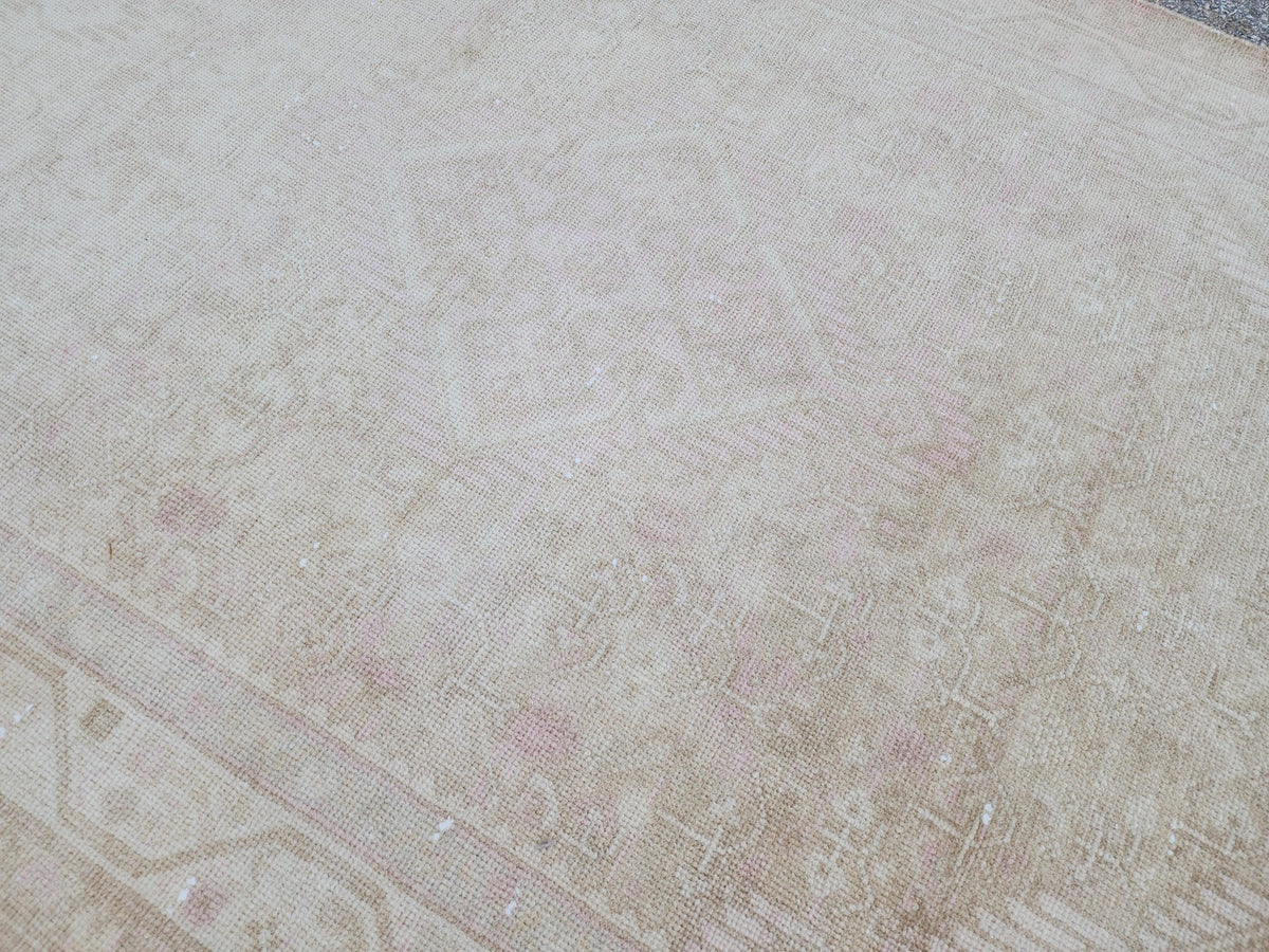 3x10 Vintage Turkish Wool Runner Rug, Hand-Knotted Hallway & Entryway Rug