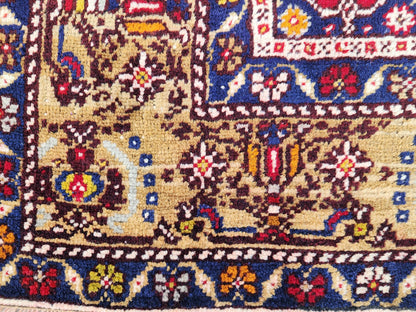 5x8 Hand Made Area Rug, Oriental Turkish Hand Made Decor, Rustic Home Decor