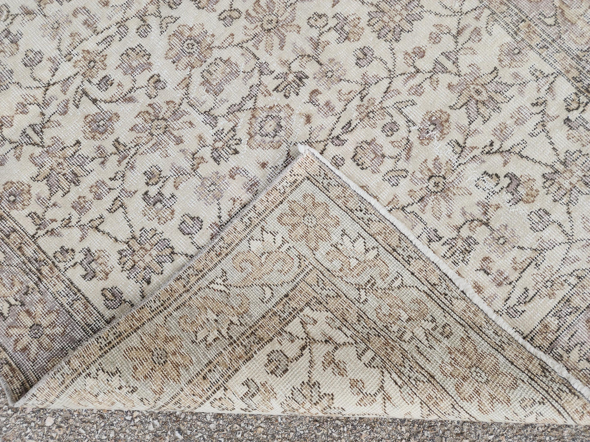 4x6 Oushak Rug: Hand Knotted Turkish Wool Area Rug