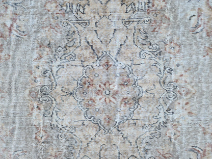 Neutral Oushak Rug 5x9: Turkish Hand Knotted, Dining Room Decor