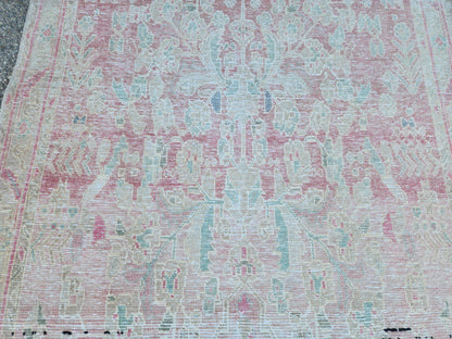 3x14 Wool Persian Runner Rug: Boho Hallway Decor
