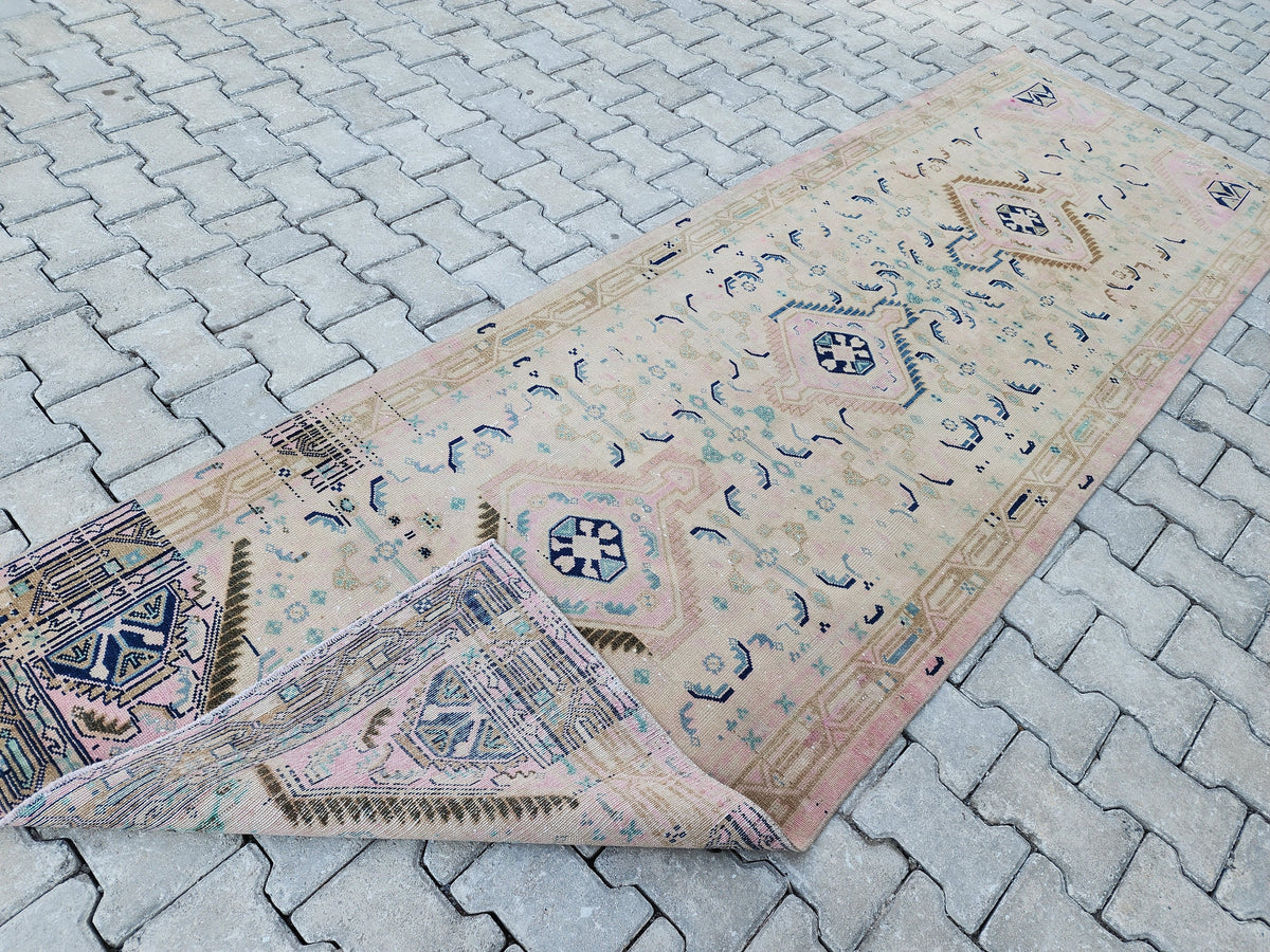 3x10 Wool Runner Rug, Hand Knotted, Hallway Home Decor