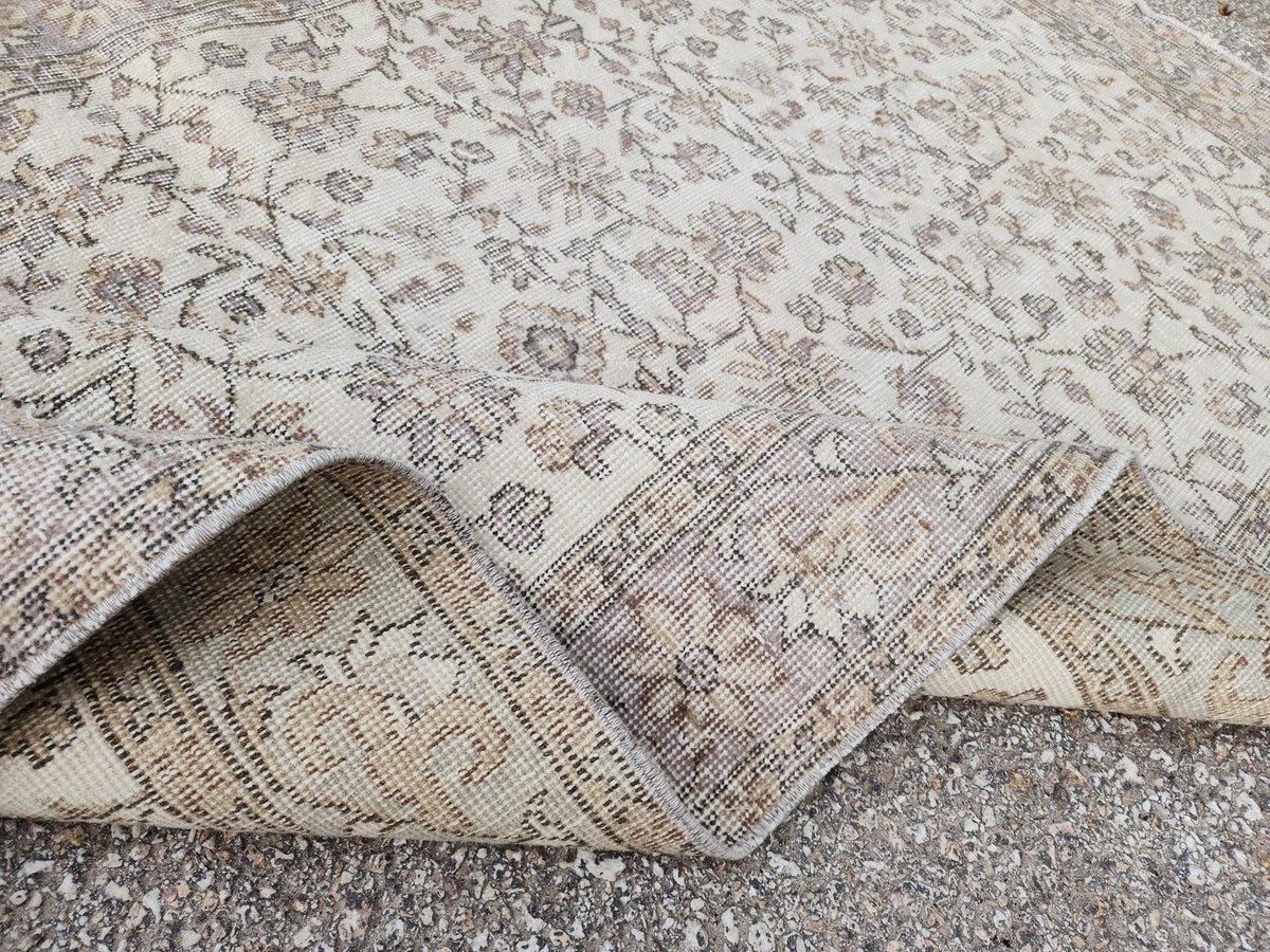 4x6 Oushak Rug: Hand Knotted Turkish Wool Area Rug
