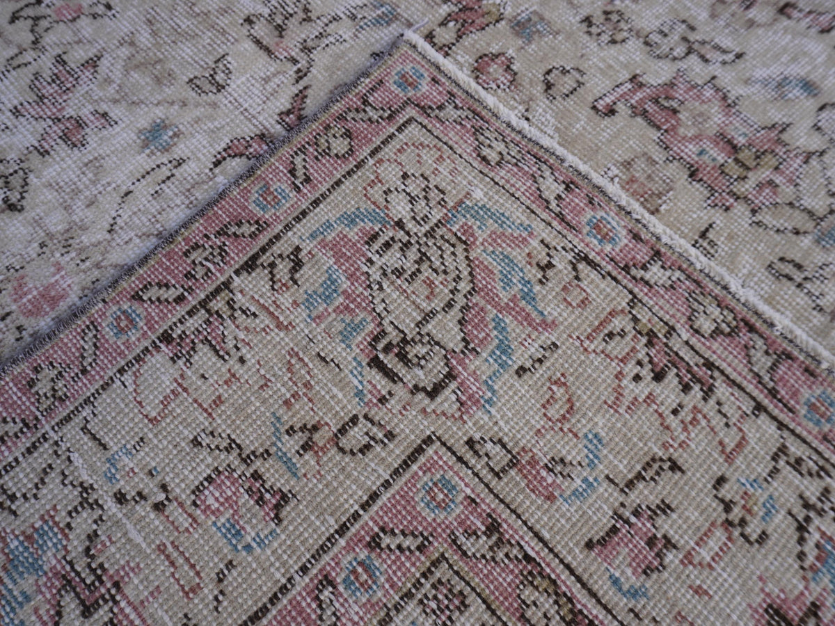Handwoven Rug 6x9, Wool & Cotton Turkish Rug, Living Room Decor