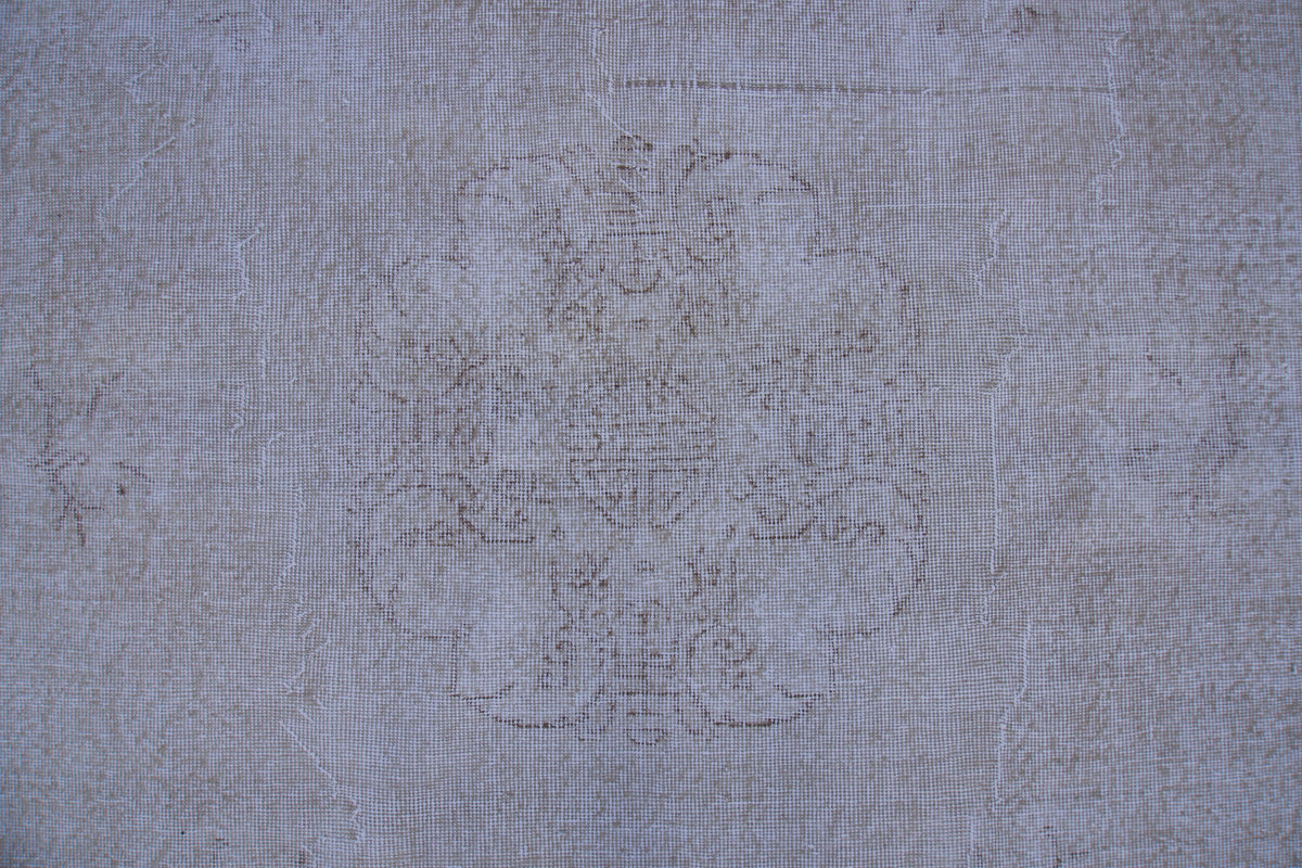 6x10 Turkish Neutral Rug: Beige Wool Oriental Rug, Living Room Hand Knotted Carpet