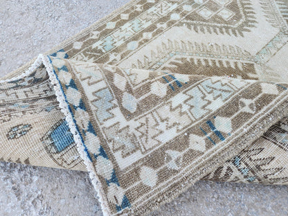 Long Wool Runner Rug 3x14: Handcrafted, Oriental Persian Design