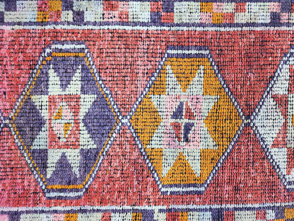 2x11 Herki Runner Rug, Turkish Hand Made Wool, Eco Friendly, Hallway Rustic Decor