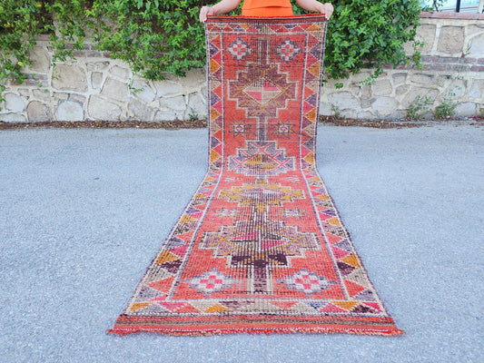 2x8 Mini Herki Runner, Home Rustic Decor, Kitchen Decor, Up Cycled Wool Rug