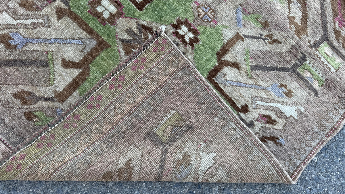3x7 Small Kars Decor Rug, Turkish Hand Woven, Home Rustic Mini Decor