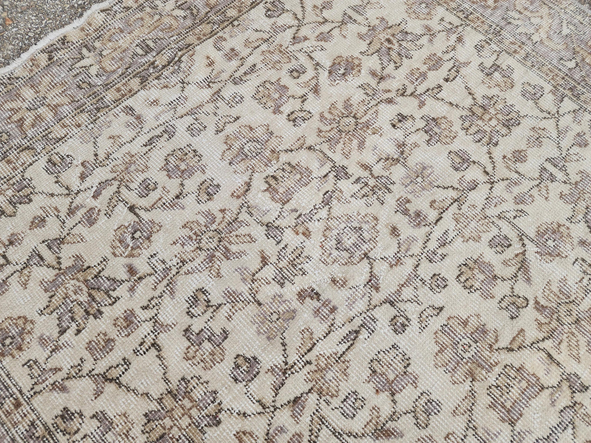 4x6 Oushak Rug: Hand Knotted Turkish Wool Area Rug