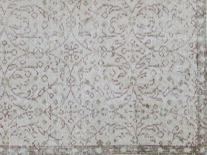 Handmade Wool Oushak Rug 7x10: Turkish Neutral Area Rug