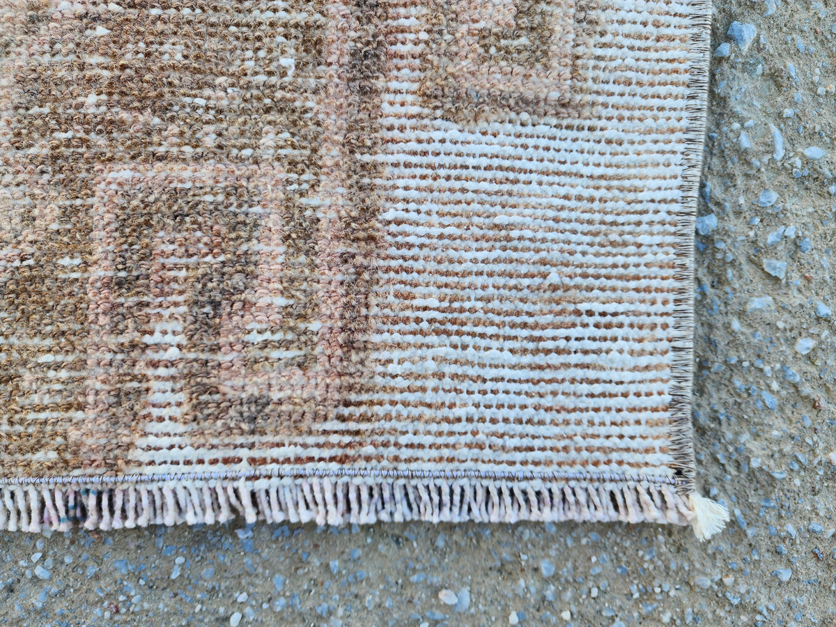 Vintage Oushak Area Rug: Small Oriental Door Mat (1.9x2.8)