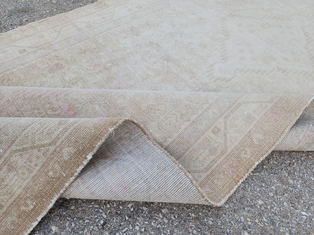 3x10 Vintage Turkish Wool Runner Rug, Hand-Knotted Hallway & Entryway Rug