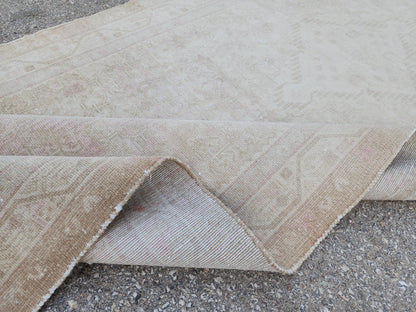 3x10 Vintage Turkish Wool Runner Rug, Hand-Knotted Hallway & Entryway Rug