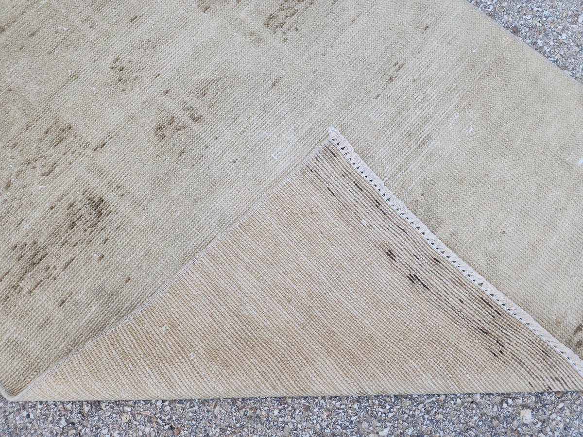 Neutral Runner Rug 3x12, Eco Friendly, Bohemian Home Decor, Up Cycled Wool