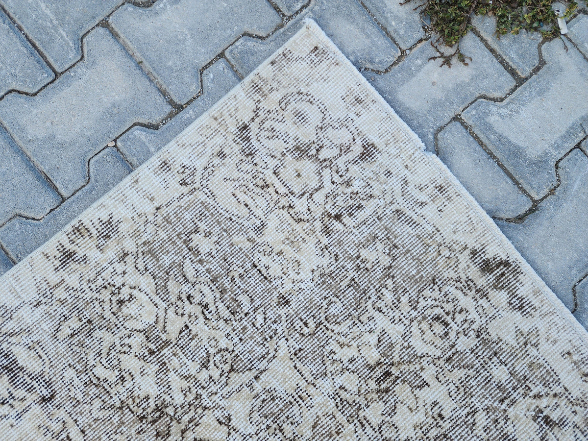 Oushak Rug 6x10, Home Living Room Decor, Turkish Boho Carpet