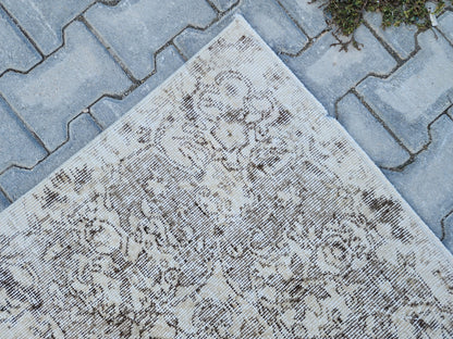 Oushak Rug 6x10, Home Living Room Decor, Turkish Boho Carpet