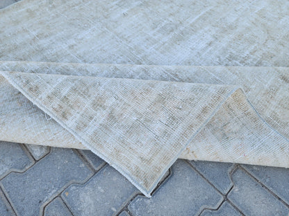 5x8 Beige Area Rug, Living Room Hand Made Carpet, Home Natural Decor