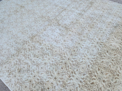 6x8 Neutral Rug, Hand Knotted Rustic Home Decor, Eco Friendly