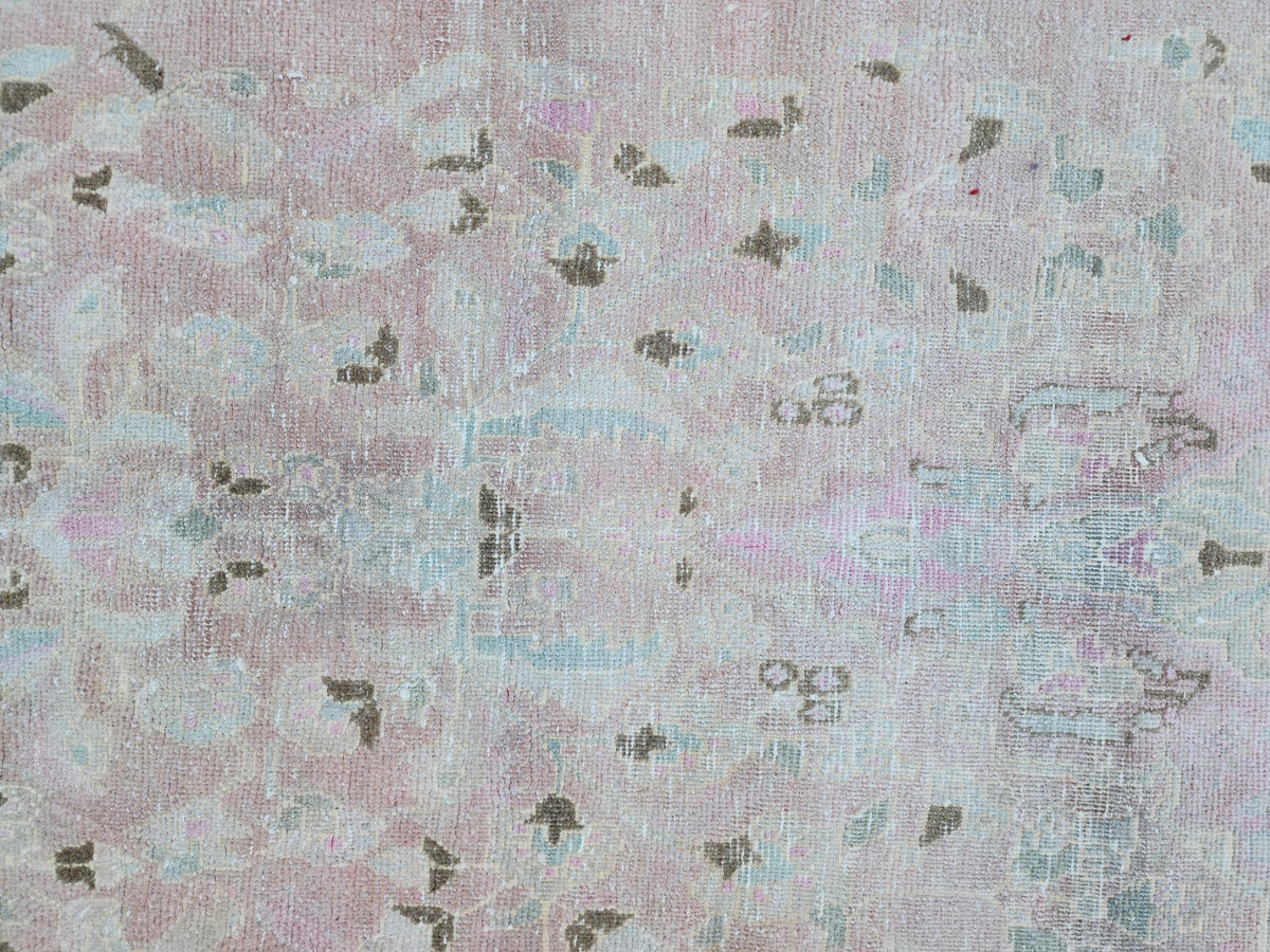 3x14 Wool Persian Runner Rug: Boho Hallway Decor