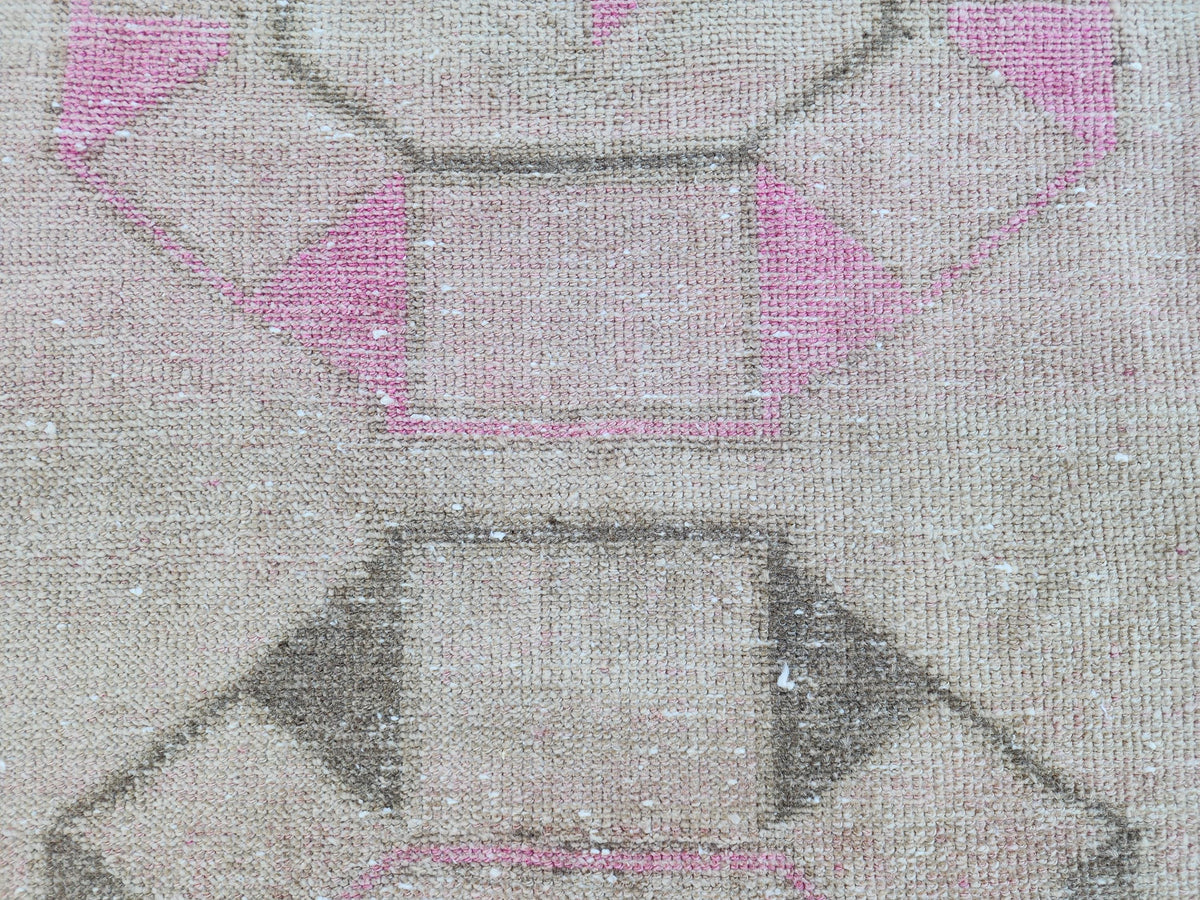 3x13 Neutral Turkish Rug,  Kitchen Decor, Home Hallway Decor, Beige Runner