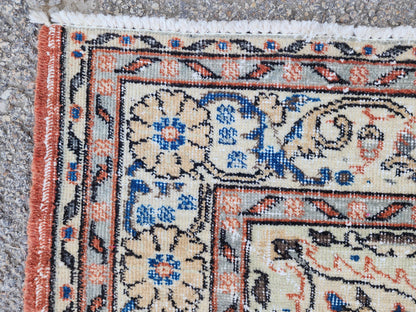 Hand Made Rug 6.6 x 9.8 ft, Turkish Hand Knotted Oushak Design Carpet, Home Decor