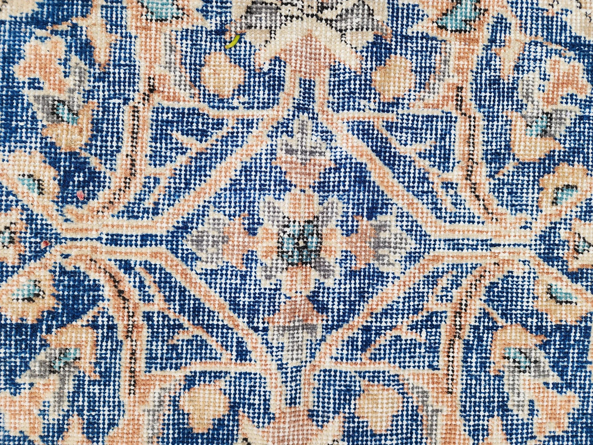 Oushak Area Rug 7x10, Hand Knotted Wool Turkish Carpet, Living Room Decor