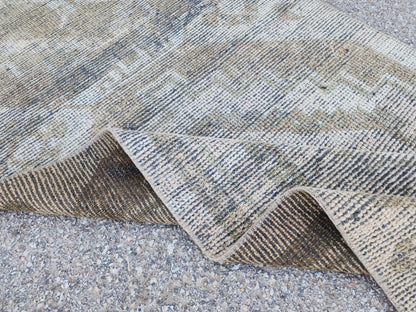 Handmade Turkish Runner Rug 2x10: Rustic Bohemian Decor