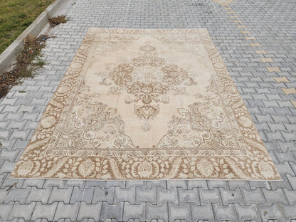 9x12 Persian Wool Rug, Hand Knotted, Oriental Rug, Living Room Decor