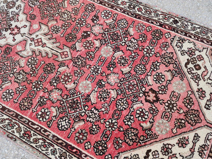 Bohem Soft Runner Rug 3x9: Hand Crafted Rustic Decor, Persian Design