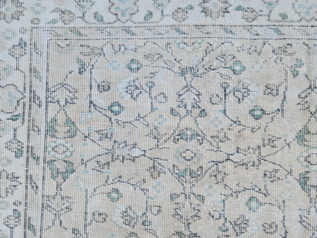 Handwoven Turkish Oushak Rug 5x9 ft: Oriental Bohemian Decor