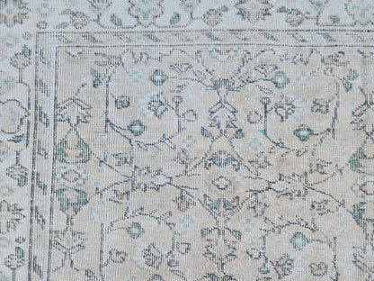 Handwoven Turkish Oushak Rug 5x9 ft: Oriental Bohemian Decor