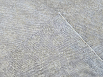 7x10 Neutral Rug, Geometric Design, Turkish Wool hand Made, Living Room Decor