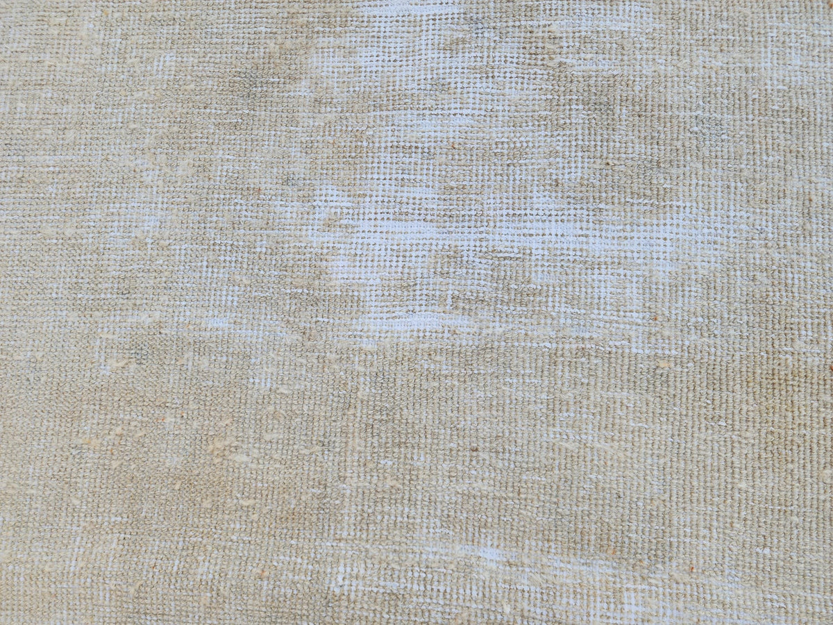 3x8 Neutral Wool Rug, Malatya Hand Made Runner, Rustic Home Decor