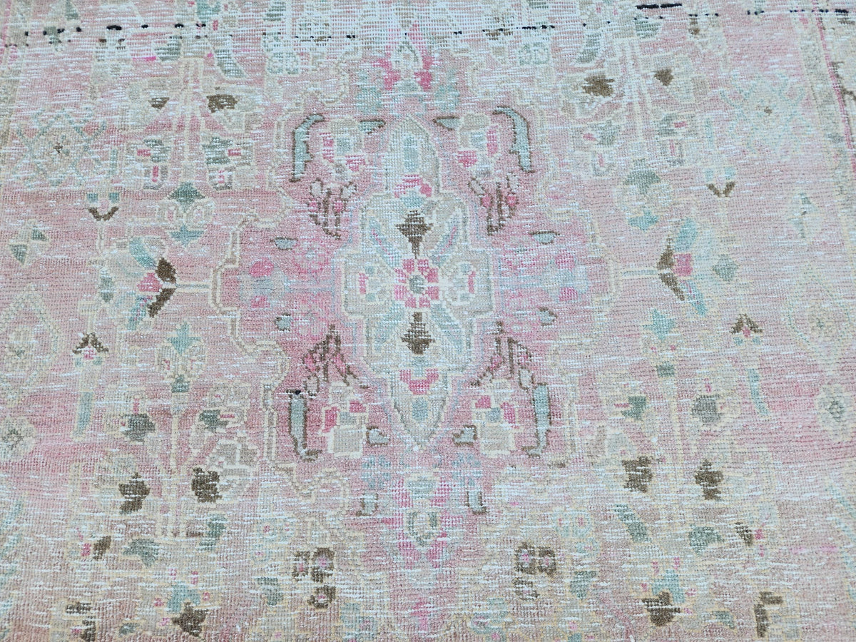 3x14 Wool Persian Runner Rug: Boho Hallway Decor