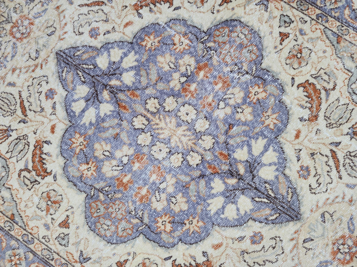 5x8 Dining Room Rug, Turkish Hans Made Oushak Design, Bohemian Hand Knotted Decor