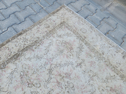 6x10 Dining Room Rug, Oriental Turkish Hand Made, Eco Friendly