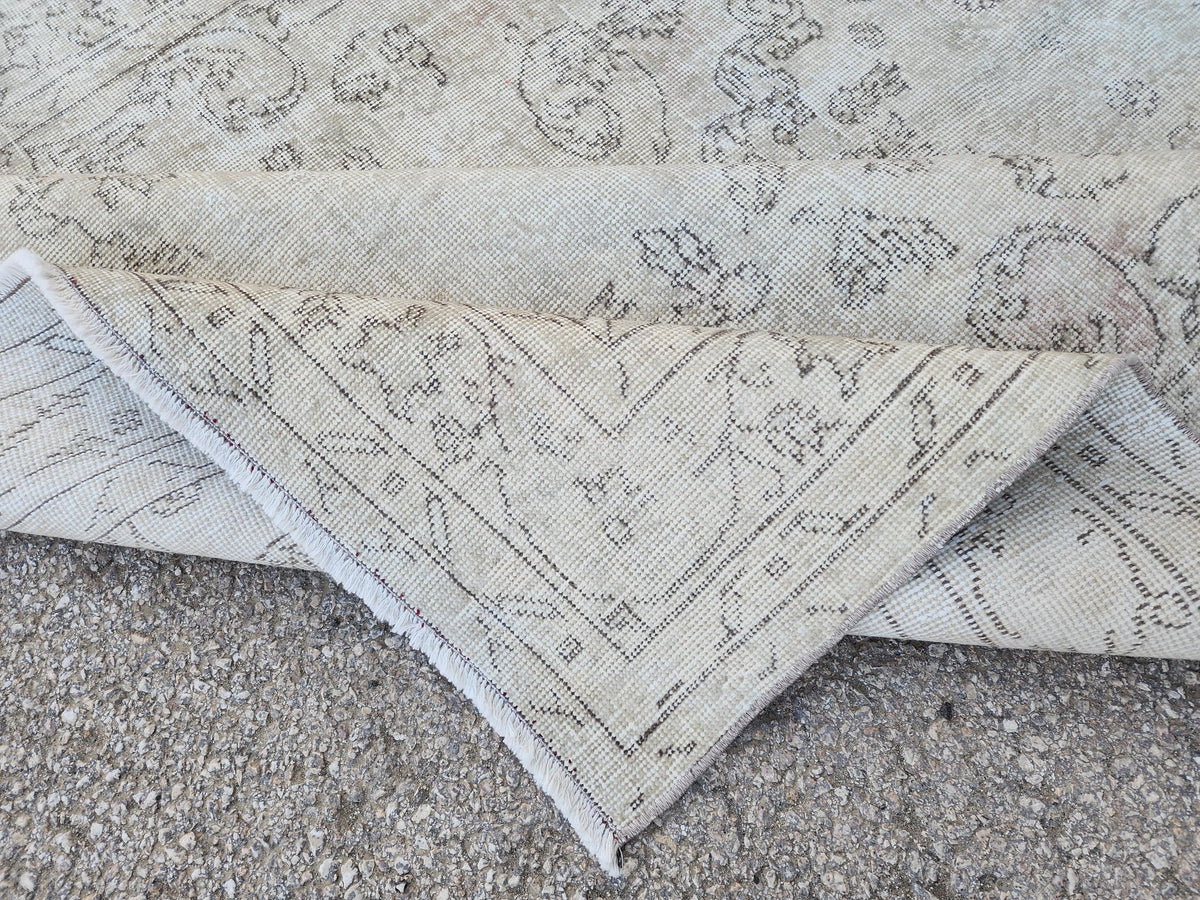 Oushak Rug 5x9: Turkish Wool Bohemian Design, Rustic Farmhouse Decor