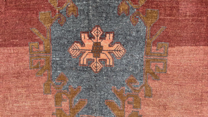 4x6 Small Decor Rug, Home Rustic Mini Decor, Up Cycled Wool