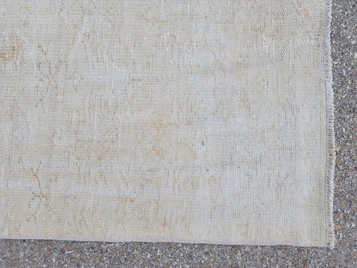 2x9 Neutral Wool Runner Rug, Handcrafted Hallway & Entryway Accent