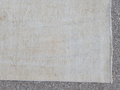 2x9 Neutral Wool Runner Rug, Handcrafted Hallway & Entryway Accent