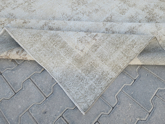 Hand Made Rug 6x9, Turkish Vintage Design, Small Living Room Decor