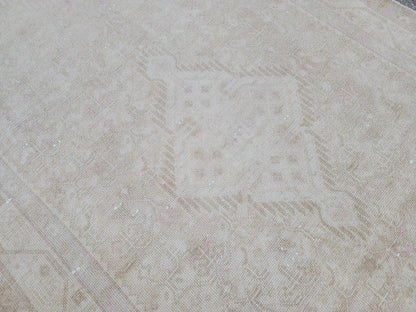 3x10 Vintage Turkish Wool Runner Rug, Hand-Knotted Hallway & Entryway Rug