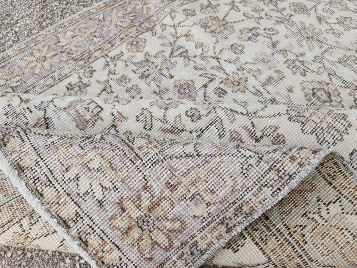 4x6 Oushak Rug: Hand Knotted Turkish Wool Area Rug