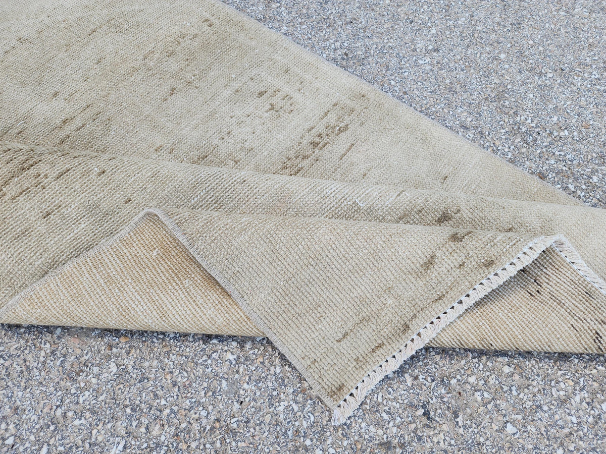 Neutral Runner Rug 3x12, Eco Friendly, Bohemian Home Decor, Up Cycled Wool