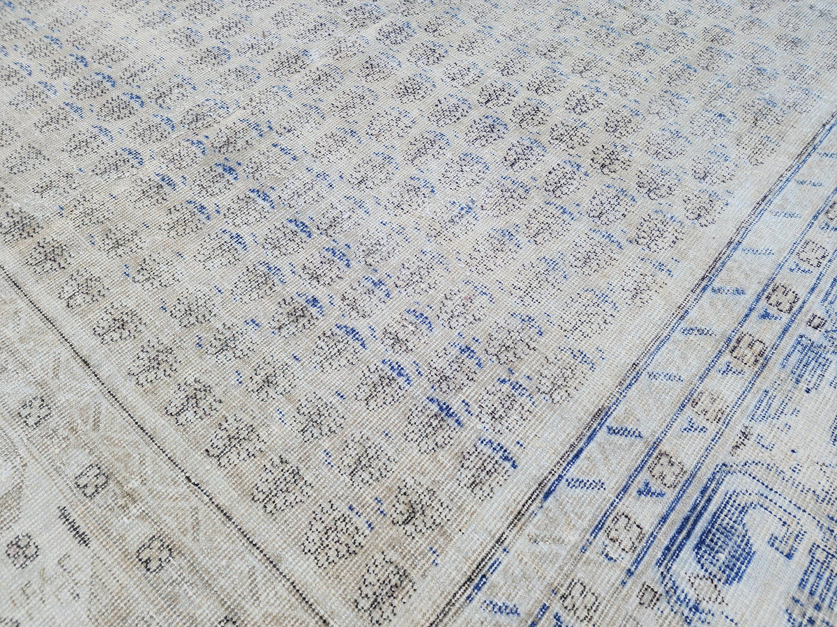 6x9 Antique Muted Rug: Turkish Hand Knotted, Farmhouse Soft Rug