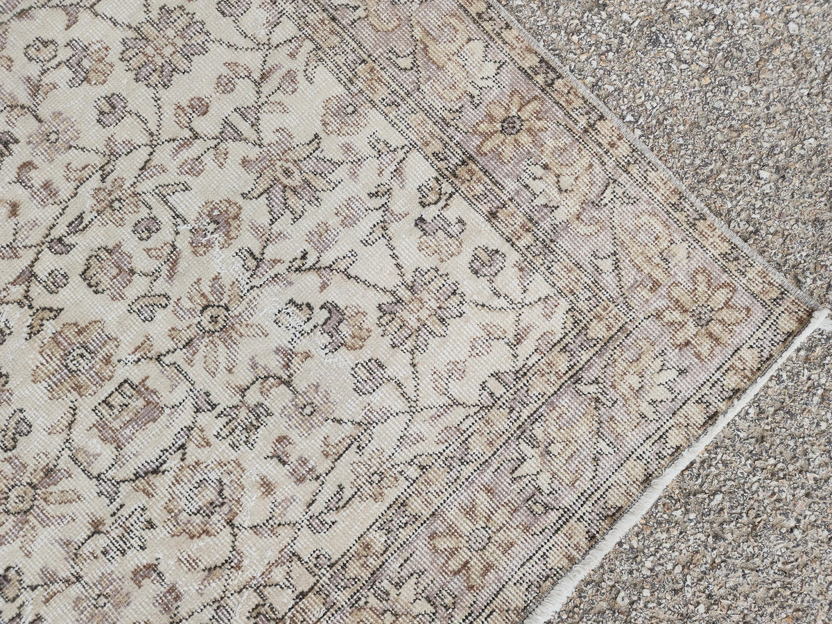 4x6 Oushak Rug: Hand Knotted Turkish Wool Area Rug