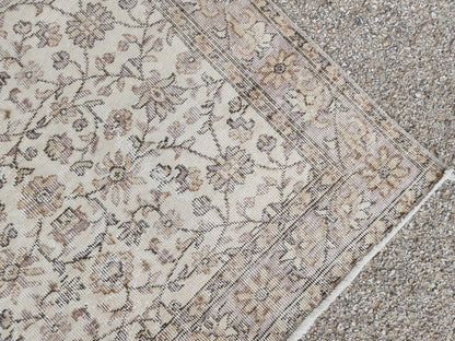 4x6 Oushak Rug: Hand Knotted Turkish Wool Area Rug