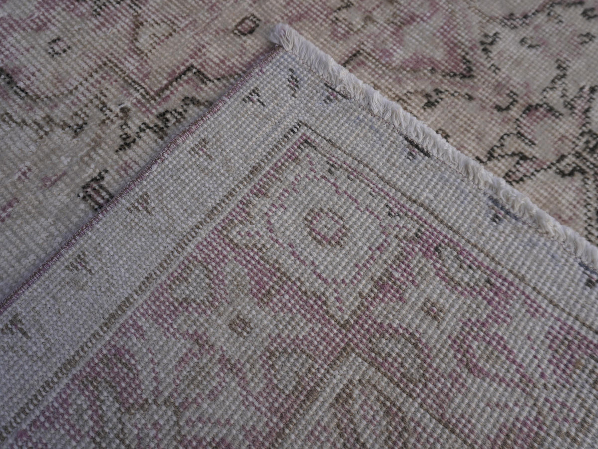 6x10 Neutral Area Rug, Bohemian Home Decor, Beige Hand Made